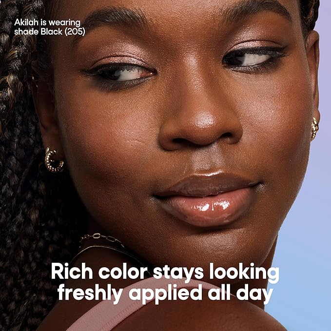 Almay All-Day Eyeliner Pencil, Hypoallergenic, Cruelty-Free, Oil-Free, Fragrance-Free, Ophthalmologist Tested, Long Wearing and Water Resistant (Packaging May Vary), 205 Black, 0.01 oz