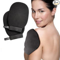 SimpleField Korean Exfoliating Mitt for Remove Dead Skin. 2 Pack 100% Viscose Kessa Deep Exfoliating Gloves for Body Scrub, Keratosis Pilaris and Self Tanning Removal. Easily Smooth Skin Surface.