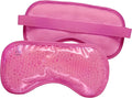 Eye See Plush Gel Eye Mask for Puffy Eyes, Pink - Cold Eye mask to Treat Dark Circles, Sinuses, Dry Eyes, and for Allergy Relief - Microwave Safe for Heat Therapy