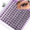 Lash Clusters Wispy Lash Extension Natural Cluster Eyelash Extension 132 Pcs CC-Curly Eyelash Individuals 10-16MM DIY Lashes Beginner-friendly Soft Cluster Lash Pack for Daily Wear by Mavphnee