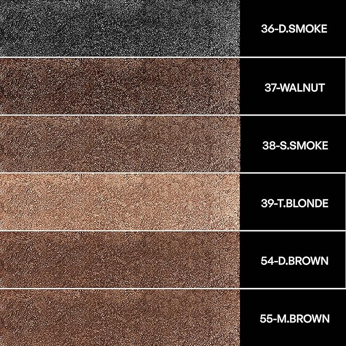 SORMÉ Smudge Proof Long Lasting Eye brow Powder for Women - Always Perfect Brows with Brush and 3 Shaping Eyebrow Stencils (Fine, Medium, Full) - Finest Color Pigment Eyebrow Filler - Medium Brown