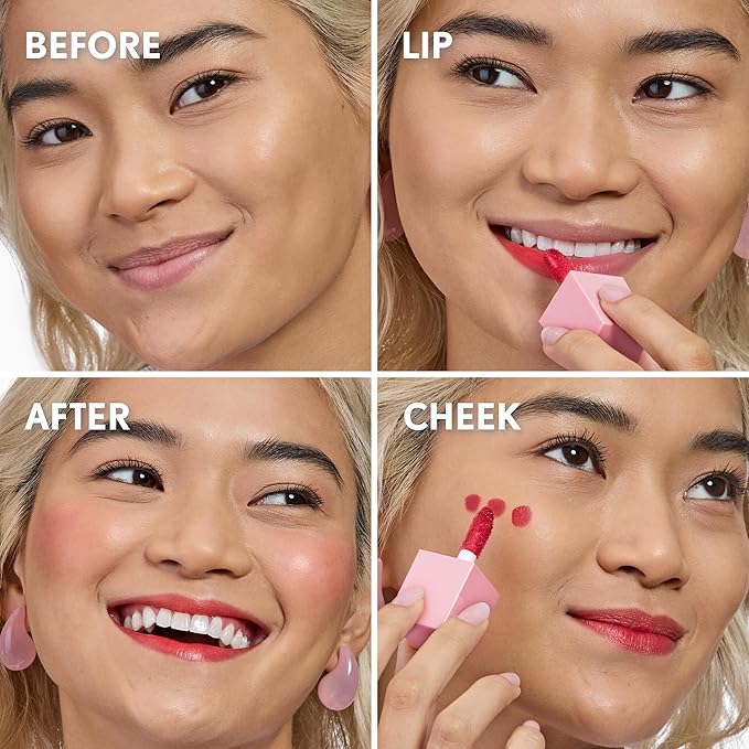 COVERGIRL Clean Fresh Jelly Water Tint, Lip & Cheek Tint, Transfer-Proof, Hydrating - 60 Berry Wiggle (Violet Plum)
