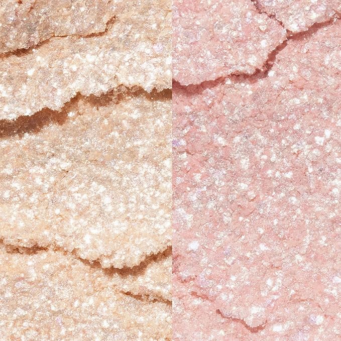 SARELLY Mini 2-Tone Eyeshadow Palette | Glitter Eyeshadow | Highly Pigmented | Easy Finger Blend | Travel Size
