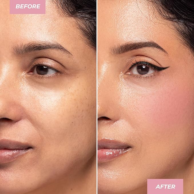 MCoBeauty - Dream Liquid Dewy Blush for Cheeks - Nude Mauve Radiant Flush for Fresh Shade - Fresh Glowing Cheeks - 4.6ml - Vegan, Cruelty Free - Face Makeup, Blush Liquid