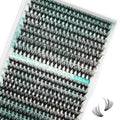 Lash Clusters 320Pcs 30 40D Eyelashes Cluster D Curl Individual Wispy Lashes Cluster for DIY Cluster Eyelash Extensions at Home for Beginners (Mix9-16mm)