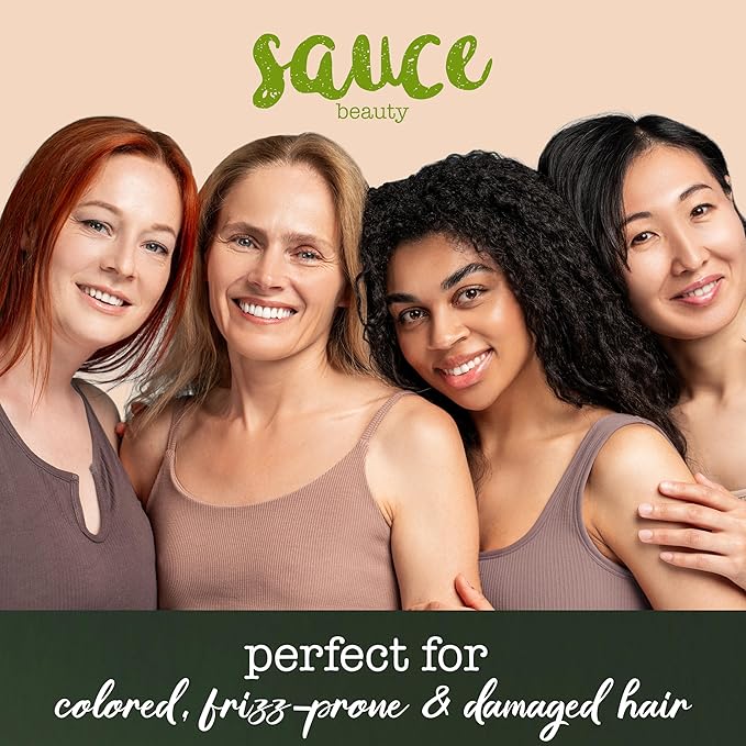 SAUCE BEAUTY Bond-Repairing Leave-In Hair Mask, Guacamole Whip, 8 fl oz (236 ml)