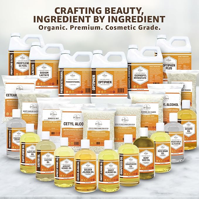 CASTOR OIL ( 16 oz ) Premium Cold Pressed Unrefined | Hexane Free | 100% Natural Promotes Healthy Skin & Hair | Thickens Eyebrows Lengthens Eyelashes | Strengthens Nails Cuticles | Massage | 16 FL OZ