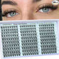 Goddvenus Wispy Lash Clusters Natural Eyelash Clusters No Makeup Look Cluster Eyelash Extensions 10-16mm DIY Lash Extension CC Curve