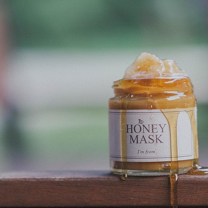 I'm from Honey Mask 1.01 Fl Oz, Wash Off Face Mask, 38.7% Korean Honey, Deep Moisturization for 48 hours, Nourishment, Clear Complexion for Dry, Combination Skin