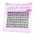 VEYESBEAUTY Lash Clusters Individual Eyelash Extensions Thin & Invisible Band DIY False Eyelashes for Self-application Newbie's Five-Second Series Wispy Lash Tray, LuxeBold 16mm Single Length