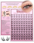 Natural Lash Clusters Manga Eyelash Clusters Wispy Cluster Eyelash Extension Bunny Anime Fairy Individual Lashes Invisible Band Cluster Lashes Freya DIY Lash Extensions C-Curly 8-16mm by zenotti