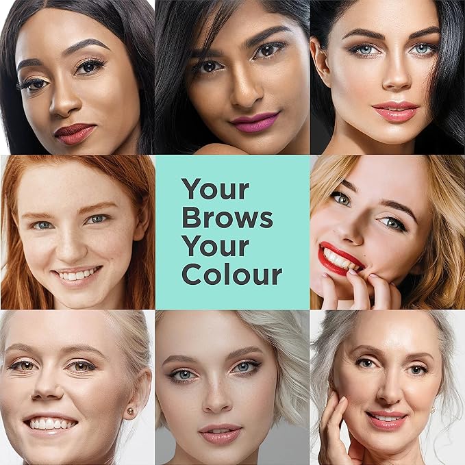 Julienne Sensitive Brow Tint Kit (Dark Brown)
