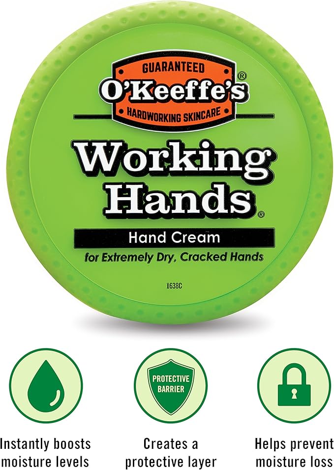 O'Keeffe's K0350002-11 Working Hands Hand Cream in Jar (11 Pack), 3.2 oz