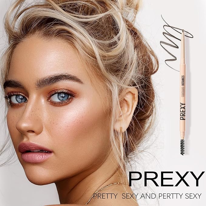 Eyebrow Pencil Makeup，The Most Ingredients Are Organic or Natural ，Medium Brown,Waterproof Eyebrow Pencil，Dual-Sided Eyebrow Brush For It Face Makeup Cosmetics (101 Blonde)