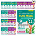 Innerest Original Derma Beauty 24 pairs Moisturizing Foot Mask Foot Spa Foot care (Aloe & Lavender)