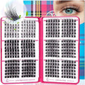 Lash Clusters Natural & Fluffy Lashes Lash Extension Biodegradable Eyelash Clusters Cruelty Free False Eyelashes 0.05mm DIY for Beginner