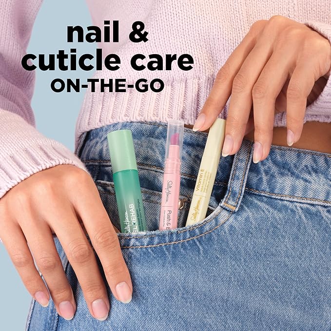 Sally Hansen Gel Rehab Nail Treatment Pen | Repair, Hydrate & Renew | Strengthens and Restores Damaged Nails | Keratin & Vitamin Complex | Easy, Mess-Free Nail Care on the Go