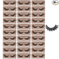 FARRED Wholesale Fluffy Dramatic Bulk Lashes 30 Pairs Pack Individual Box 10-18mm Volume Faux Mink Eyelash Thick 8D Fake Lash Short Natural Look Eyelashes (F05-30 pairs)
