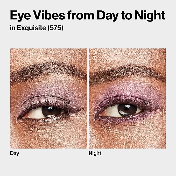 REVLON ColorStay Day to Night Eyeshadow Quad, Longwear Shadow Palette with Transitional Shades and Buttery Soft Feel, Crease & Smudge Proof, 575 Exquisite, 0.16 oz