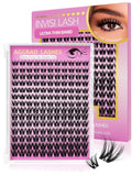 Flora Lash Clusters Kit Short 8-14mm Wispy Eyelashes Cluster Extension Kit Individual DIY False Lash Extension Spiky Cat Eye Lashes Fake Eyelashes Clusters with 0.03mm Ultra-Thin Wide Band