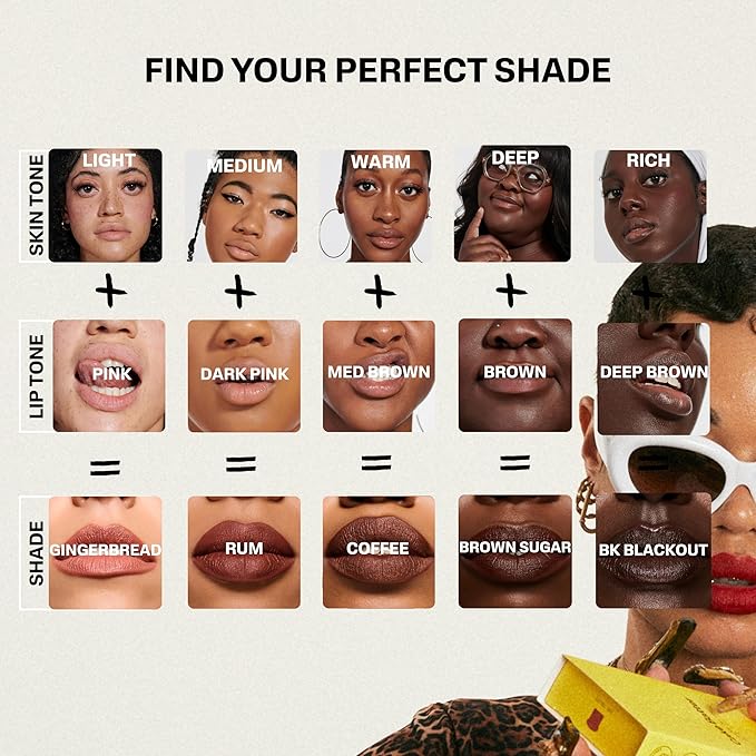 Pound Cake Cake Batter Liquid Lipstick – Long-Lasting, Semi-Matte Liquid Lipstick – Hydrating, High-Pigment Lip Stain with Avocado Oil – Shades for All Skin Tones – 0.13 oz, (Gingerbread)