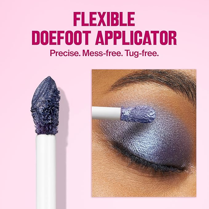 REVLON Glimmer Liquid Shadow, Smudge-Proof Shimmer Eyeshadow Makeup, Long Lasting, High Pigment, 201 On Cloud Shine