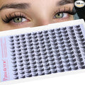 Pawotence Fairy Lash Clusters Natural Eyelash Clusters 10-16mm Manga Lashes Cluster Eyelash Extensions 144pcs Anime Individual Cluster Lashes Wispy for DIY Lash Extension