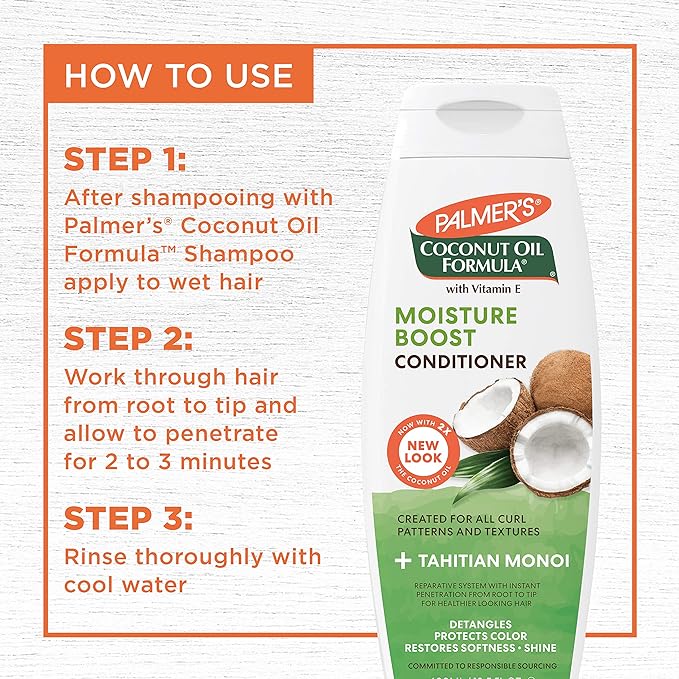 Palmer's Coconut Oil Formula Moisture Boost Conditioner, 13.5 Fl Oz