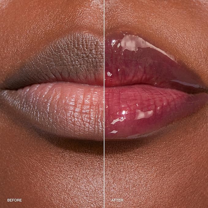 r.e.m. beauty by ariana grande | Essential Drip Glossy Balm in Juicebox | High Shine Nourishing Lip Balm | Hydrating Hyaluronic Acid | Smooth Glossy Finish