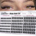 Goddvenus Wispy Natural Lash Clusters 12-14-16mm CC Curl DIY Cluster Eyelash Extensions for Clean Makeup, Individual False Eyelashes Cat Eye Lash Clusters