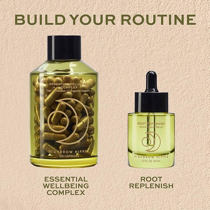 Root Replenish Hair & Scalp Serum | Lightweight Hydrating Formula for Thicker-Looking, Fuller Hair | Resveratrol-Infused Botanical Blend | Non-Greasy Finish | 40 mL