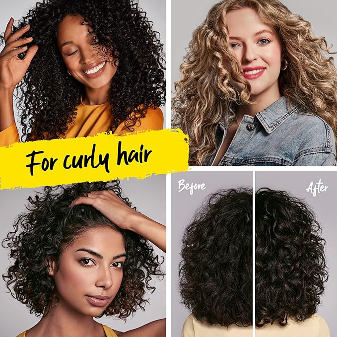 Marc Anthony Leave-In Conditioner, Strictly Curls - Shea Butter, Vitamin E & Avocado Oil Softens & Defines Coarse Curls - Sulfate-Free Anti-Frizz Styling Product For Curly, & Wavy Hair (Pack of 2)