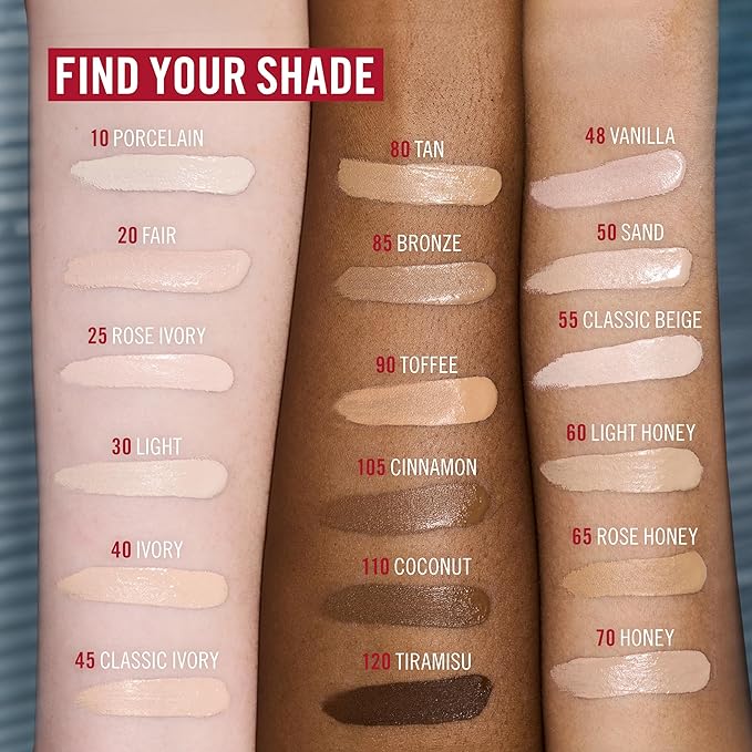 Rimmel London, Multi-Tasker Concealer, 030 Light, Crease-Proof, Transfer-Proof, Waterproof, Up To 24-Hour Wear, Vegan Formula, 0.33oz