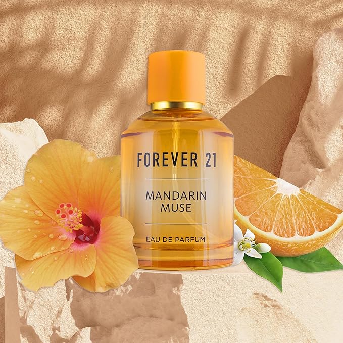 Forever 21 Mandarin Muse 3.4 Fl. Oz. EDP + Peony Melon 8 Fl. Oz. Body Mist Layering Set