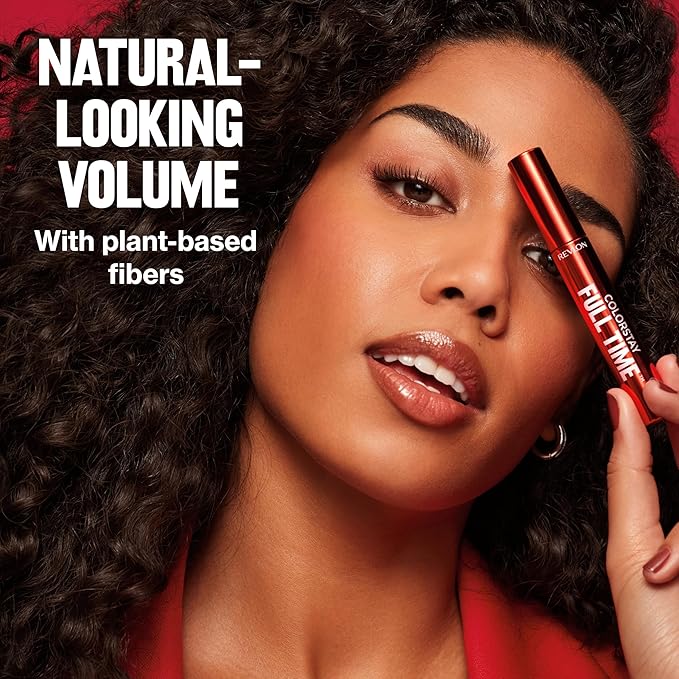 Revlon ColorStay Full Time Mascara, Volumizing Eye Makeup, 24 Hour Wear, Smudge-Proof, Non-Clumping and Flake-Free Formula, 411 Blackest Black, Waterproof