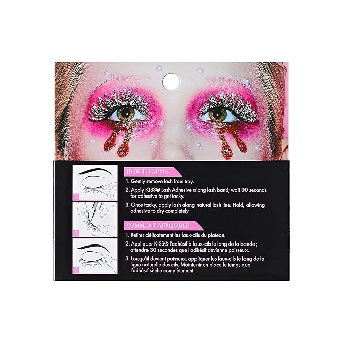 KISS Halloween Limited Edition Glitter Witch False Eyelashes, 1 Pair - Abracadabra