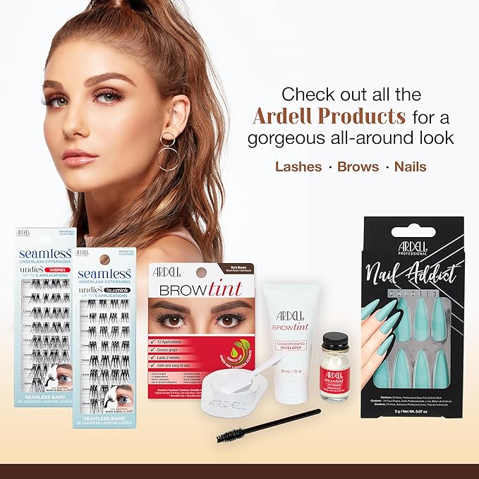 Ardell Balayage Wispies False Eyelashes, Bronde – Brown Wispy Strip Lashes Natural Looking, Lightweight Soft Volume Synthetic Fiber, Reusable for Everyday Wear, 4 Pack