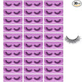 FARRED Wholesale Fluffy Dramatic Bulk Lashes 30 Pairs Pack Individual Box 17mm Volume Faux Mink Eyelash Thick 8D Fake Lash Short Natural Look Eyelashes (F04-30 pairs)