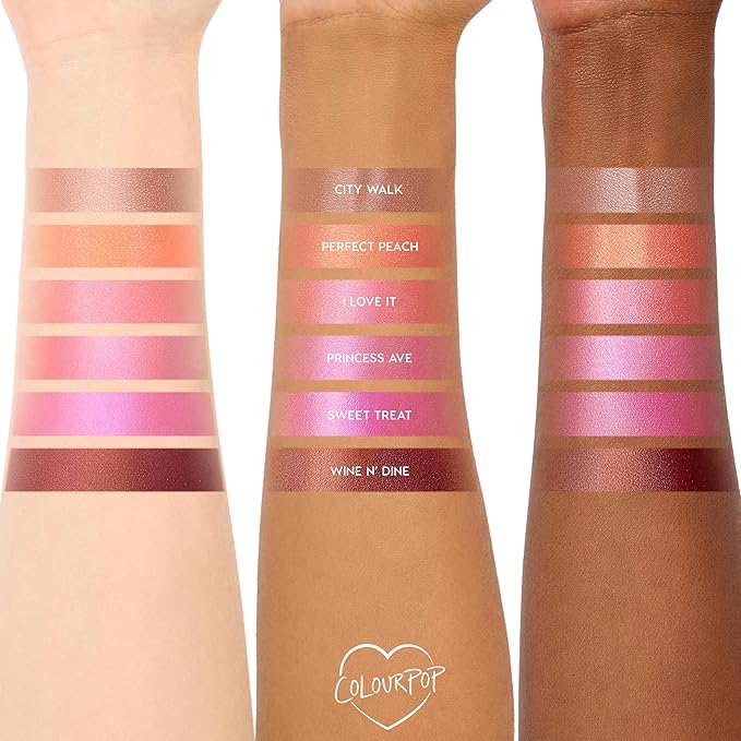 ColourPop Weightless Liquid Blush - Hydrating, Liquid Blush for Cheeks - Glowy, Pearl Finish with Hyaluronic Acid for a Healthy Glow - Designed with a Doe Foot Applicator - Wine N Dine (0.3 Fl Oz)