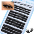 Lash Clusters Wispy 120D Manga Lash Clusters with Lash Spikes 12-18MM D Curly Long Eyelash Clusters Wispy Cluster Eyelash Extensions with Bottom Lashes Anime Individual Lashes Extensions by JIMIRE
