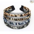 JOBAND Fashion Comfy Headbands - Short Hair Bands (Teeth Comb,Hoop) - Not Easy To Break (4 Colors)