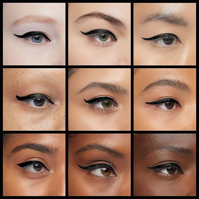Almay Conditioning Liquid Eyeliner, Longwearing, Waterproof, Hydrating (Packaging May Vary), 10 Black, 0.03 fl oz