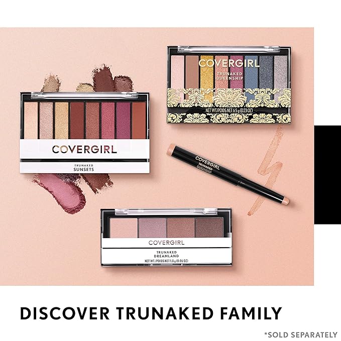 COVERGIRL Trunaked Quad Eyeshadow Palette, Jetsetter, Jetsetter, 0.06 Ounce