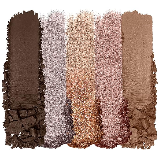 wet n wild Color Icon Eyeshadow Makeup 5 Pan Palette, Pink Camo-flaunt, Matte, Shimmer, Metallic, Long Wearing, Rich Buttery Pigment, Cruelty Free (Pack of 2)