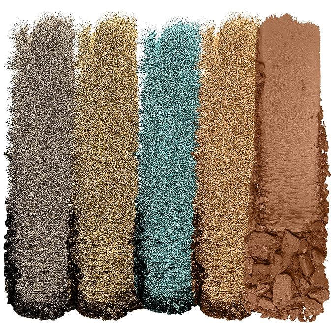wet n wild Color Icon Eyeshadow Makeup 5 Pan Palette, My Lucky Charm, Matte, Shimmer, Metallic, Long Wearing, Rich Buttery Pigment, Cruelty Free (Pack of 2)