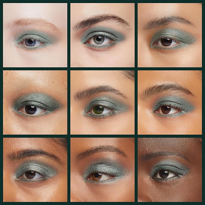 EPILYNX Liquid Eyeliner - Hypoallergenic Eyeliner with Fine Brush Tip, Long-Lasting Waterproof Eye Liner - Cruelty-Free, Vegan, Gluten-Free, Smooth Liquid Eye Liner, Shimmer Spring Green 2mL