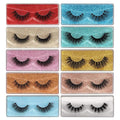 Newcally Lashes False Eyelashes Natural 3D Faux Mink Lashes 10 Pairs 10 Styles Wispy Fake Eyelashes Dramatic Handmade Reusable Lashes Pack with 10 Portable Eyelash Boxes