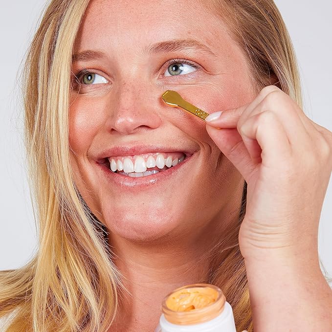 Ogee Botanical Eye Balm - Certified Organic Brightening Eye Cream for Dark Circles and Puffinesss - Made with Natural Retinol Alternative & Hyaluronic Acid