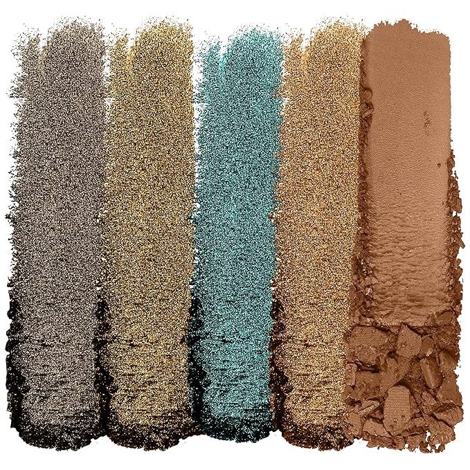 wet n wild Color Icon Eyeshadow Makeup 5 Pan Palette, My Lucky Charm, Matte, Shimmer, Metallic, Long Wearing, Rich Buttery Pigment, Cruelty Free (Pack of 2)