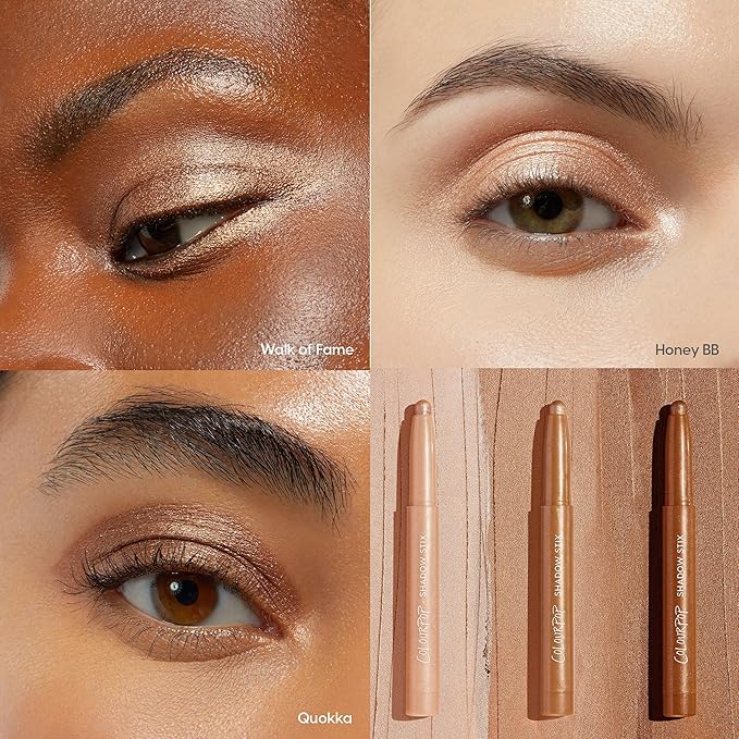 ColourPop Shadow Stix Makeup Kit - Shimmer Eyeshadow Make Up Set - Vegan & Cruelty-Free Cream Eyeshadow Sticks with High-Pigment & Metallic Finishes (3 Count)